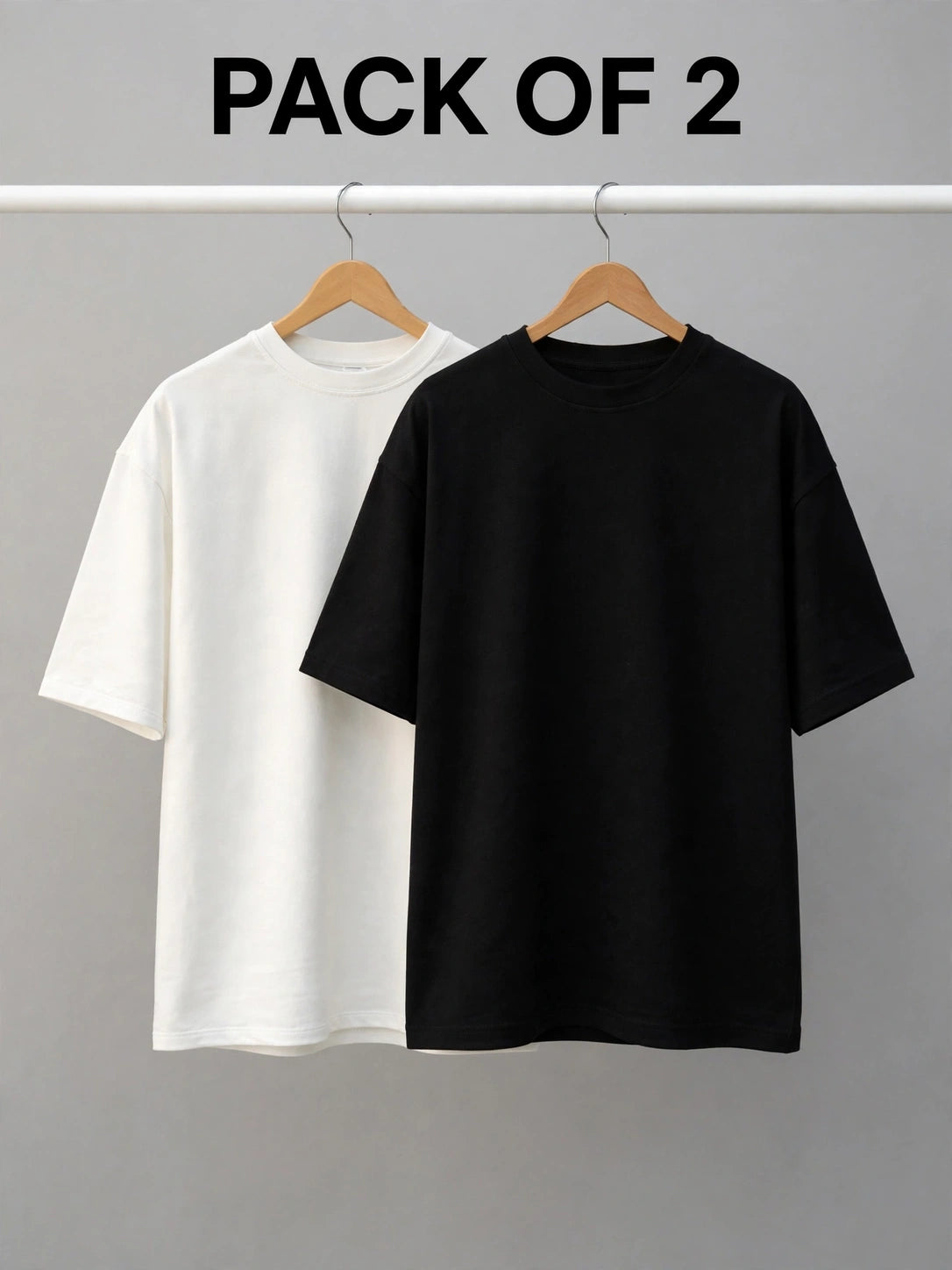 Men's Oversized T-Shirt – Pack of 2