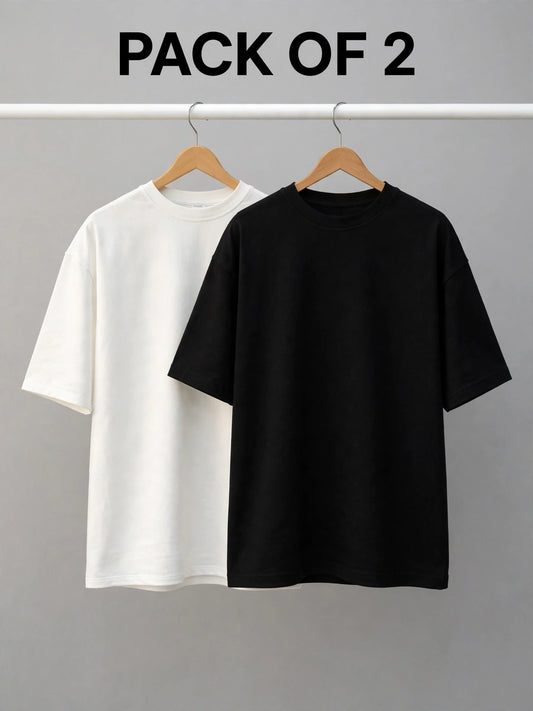 Men's Oversized T-Shirt – Pack of 2