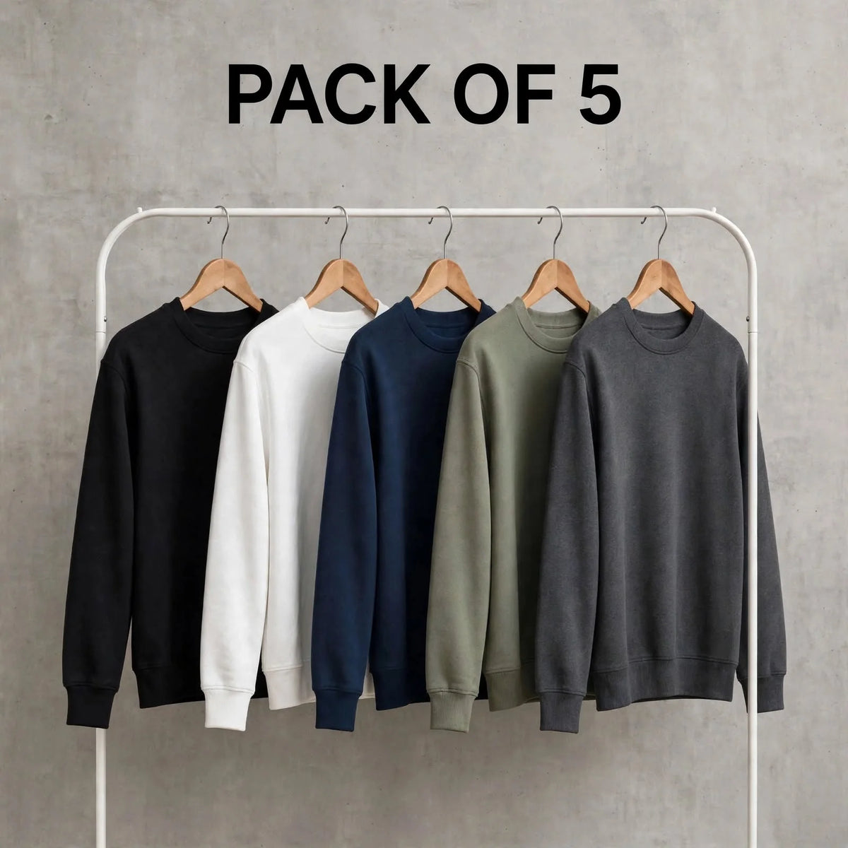 Premium Sweatshirt – Pack of 5